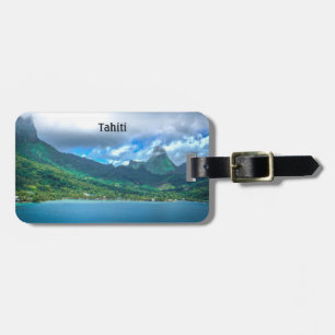 Hälsning från Tahiti Bagagebricka