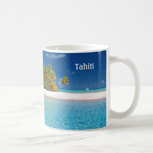 Hälsning från Tahiti Kaffemugg (Höger)
