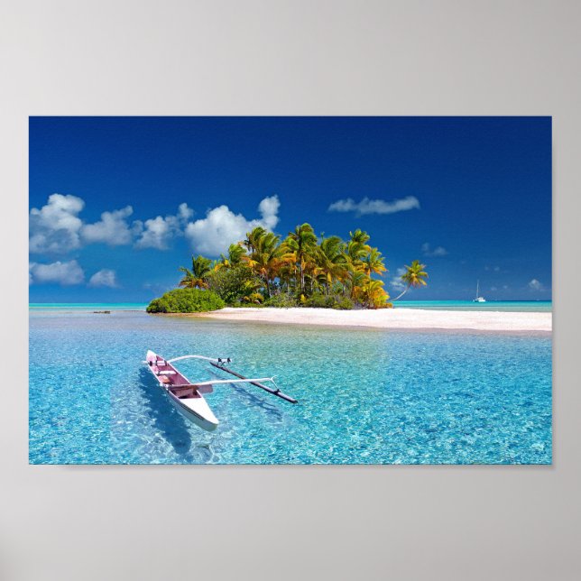 Hälsning från Tahiti Poster (Framsidan)