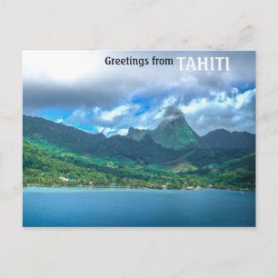 Hälsning från Tahiti Vykort