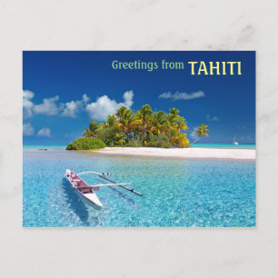 Hälsning från Tahiti Vykort