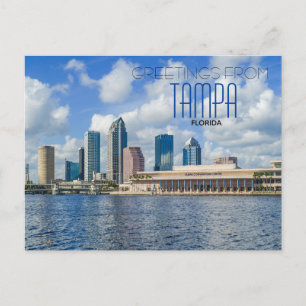 Hälsning från Tampa Florida Scenne Postcard Vykort