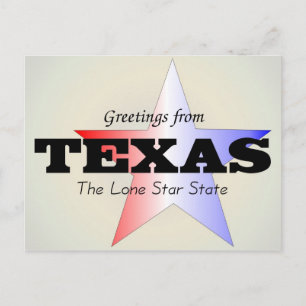 Hälsning från Texas Vykort
