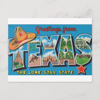 Hälsning från Texas vykort