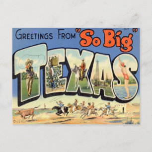 Hälsning från Texas Vykort