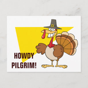 Hälsning från Thanksgivingen i Turkiet Helg Vykort