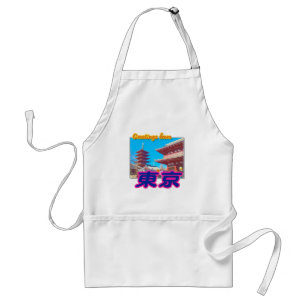 ’Hälsning från Tokyo(Kanji)’ Apron Förkläde