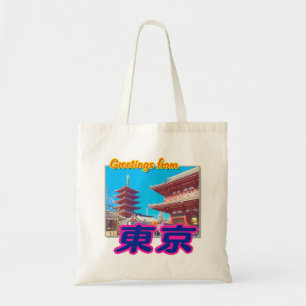 ’Hälsning från Tokyo(Kanji)’-bag Tygkasse