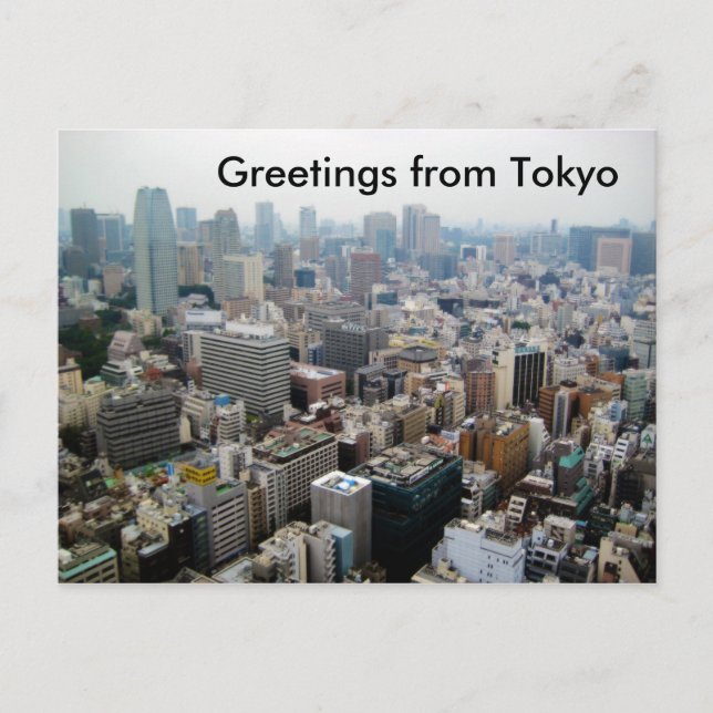 Hälsning från Tokyo Vykort (Framsida)