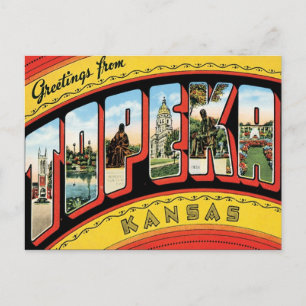 Hälsning från Topeka Kansas Vykort