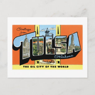 Hälsning från Tulsa, Oklahoma Vykort