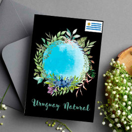 Hälsning från Uruguay Natural Blue Vykort