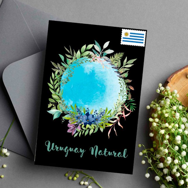 Hälsning från Uruguay Natural Blue Vykort (Skapare uppladdad)
