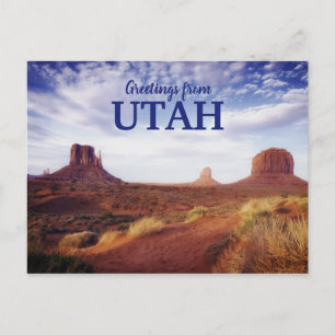 Hälsning från UTAH Desert-vykort Vykort
