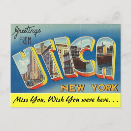 Hälsning från Utica Vykort