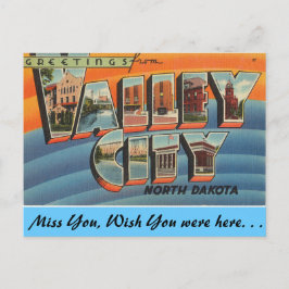 Hälsning från Valley City Vykort