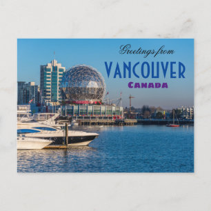 Hälsning från Vancouver Canada Postcard Vykort