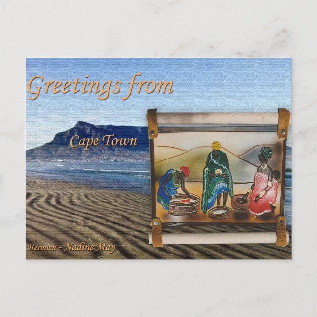 Hälsning från vår regnbåge vykort (Framsida)