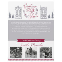 Hälsning från vårt hem till årets familjejul