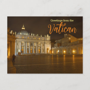 Hälsning från Vatikanens vykort-Italien Vykort