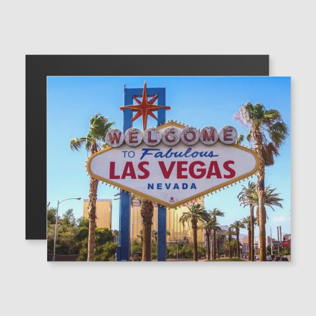 Hälsning från Vegas vykort (Fram/baksida)