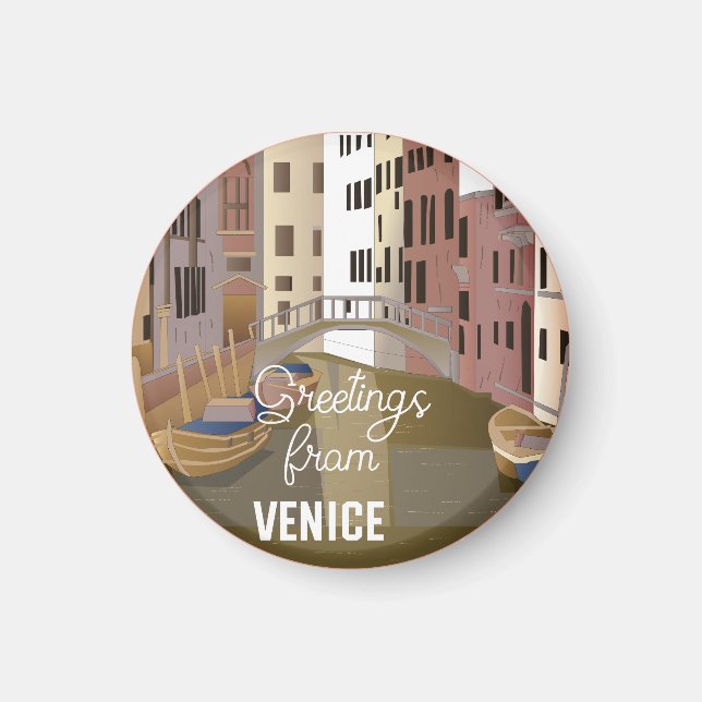 Hälsning från Venedig Magnet (Framsidan)