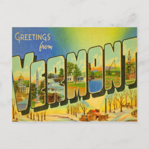 Hälsning från Vermont USA Vykort