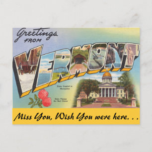 Hälsning från Vermont Vykort