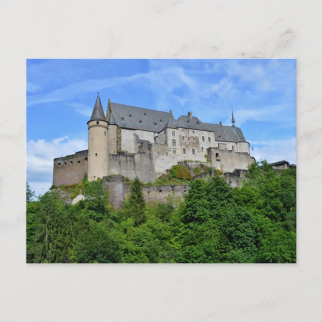 Hälsning från Vianden Castle! Vykort (Framsida)