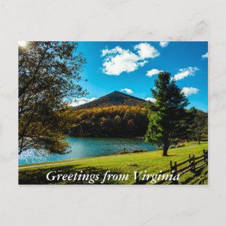 Hälsning från Virginia Postcard Vykort
