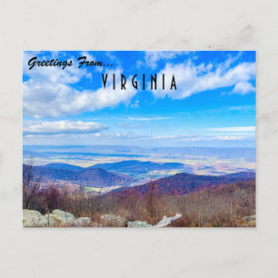 Hälsning från Virginia Postcard Vykort