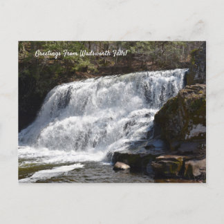 Hälsning från Wadsworth Falls souvenir-vykort Vykort