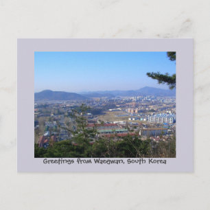 Hälsning från Waegwan, Sydkorea Vykort