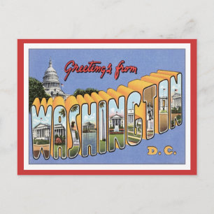 Hälsning från Washington, D.C. USA Vykort