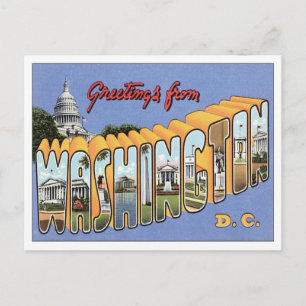 Hälsning från Washington, D.C. USA Vykort
