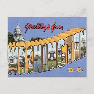 Hälsning från Washington, D.C. USA Vykort