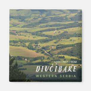 Hälsning från Westerna Serbien - Divčibare 1 Magnet