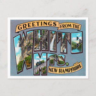 Hälsning från White Mountain, New Hampshire Vykort