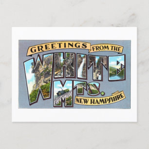 Hälsning från White Mountain, New Hampshire Vykort