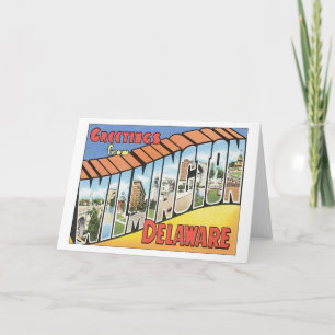Hälsning från Wilmington Delaware Kort