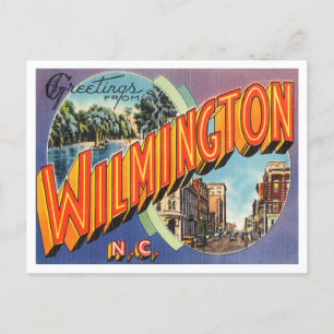 Hälsning från Wilmington, North Carolina Travel Vykort