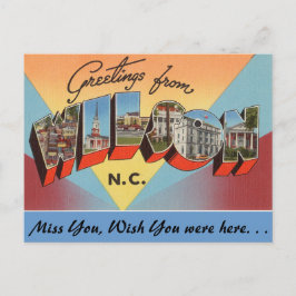 Hälsning från Wilson Vykort