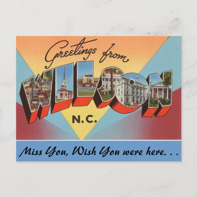 Hälsning från Wilson Vykort (Framsida)