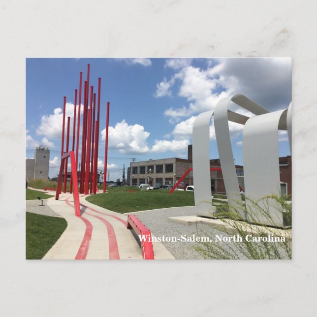 Hälsning från Winston-Salem, NC. vykort (Framsida)