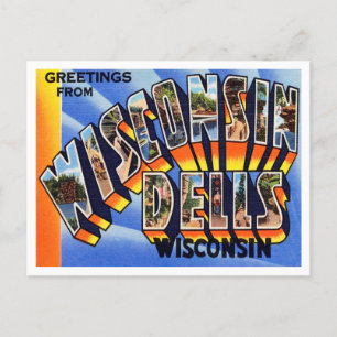 Hälsning från Wisconsin Dell, Wisconsin Travel Vykort
