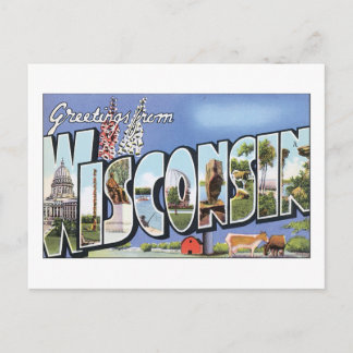 Hälsning från Wisconsin Vykort