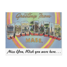 Hälsning från Worcester, Massachusetts