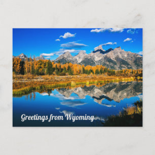 Hälsning från Wyoming-vykort Vykort