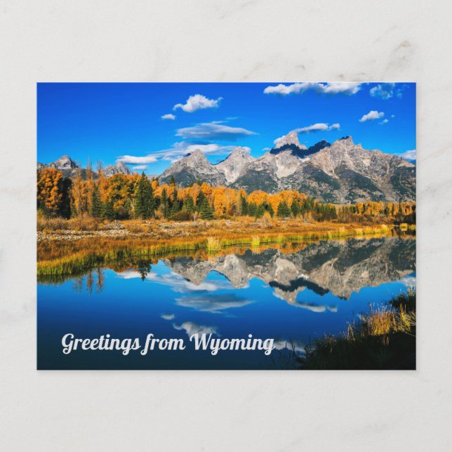 Hälsning från Wyoming-vykort Vykort (Framsida)