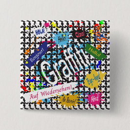 Hälsning Graffiti Knapp